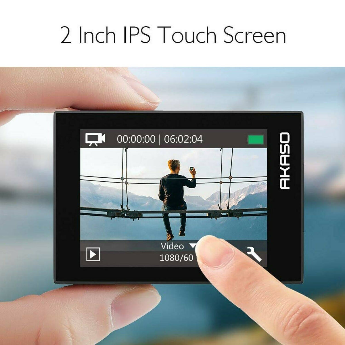 4K Waterproof Action Camera with Touch Screen Y37603
