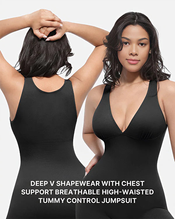 V Neck Sculpting Jumpsuit I755770
