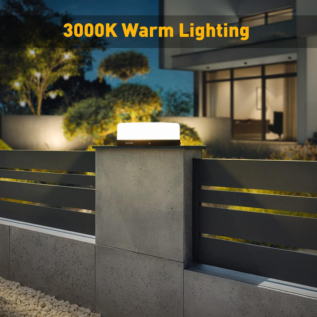 Outdoor Solar Post Cap Light N366