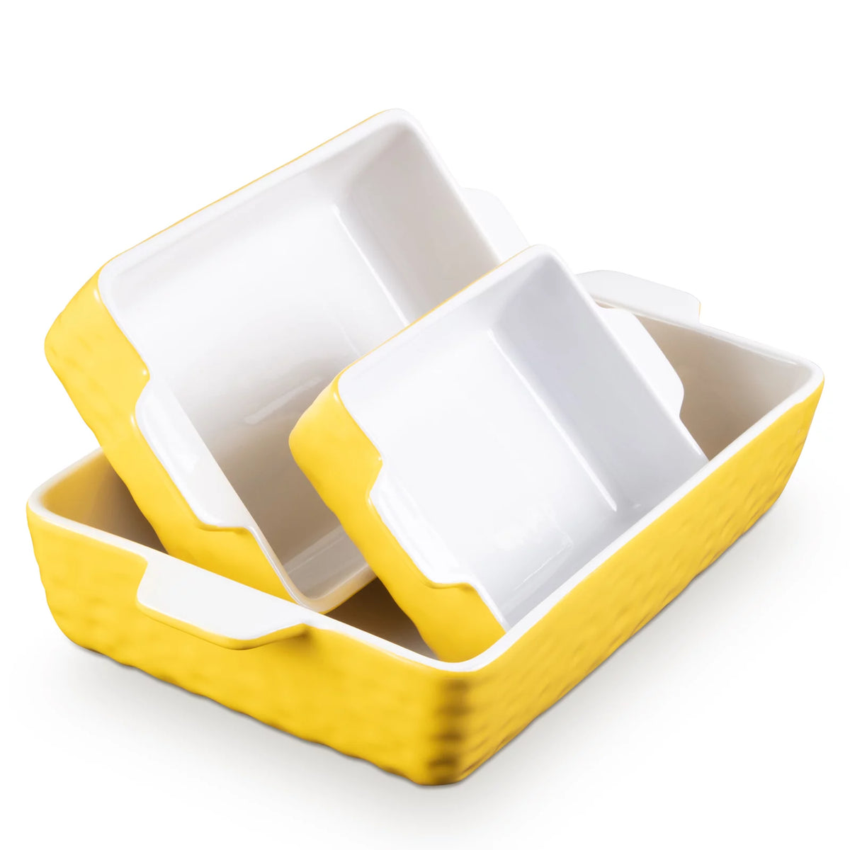 Ceramic Rectangular Baking Dish Set of 3 W67791