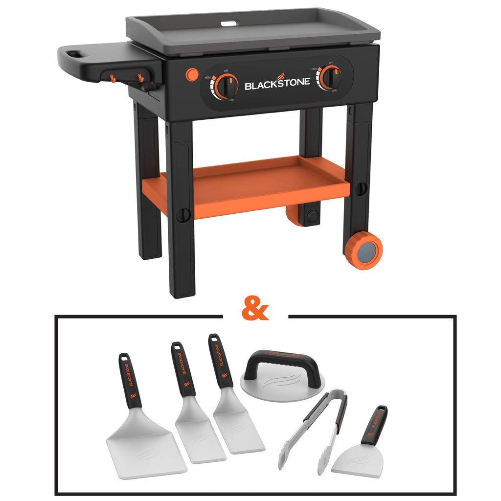 Toy Griddle Play Set with Plastic Cooking Utensils, 7-Piece V66877