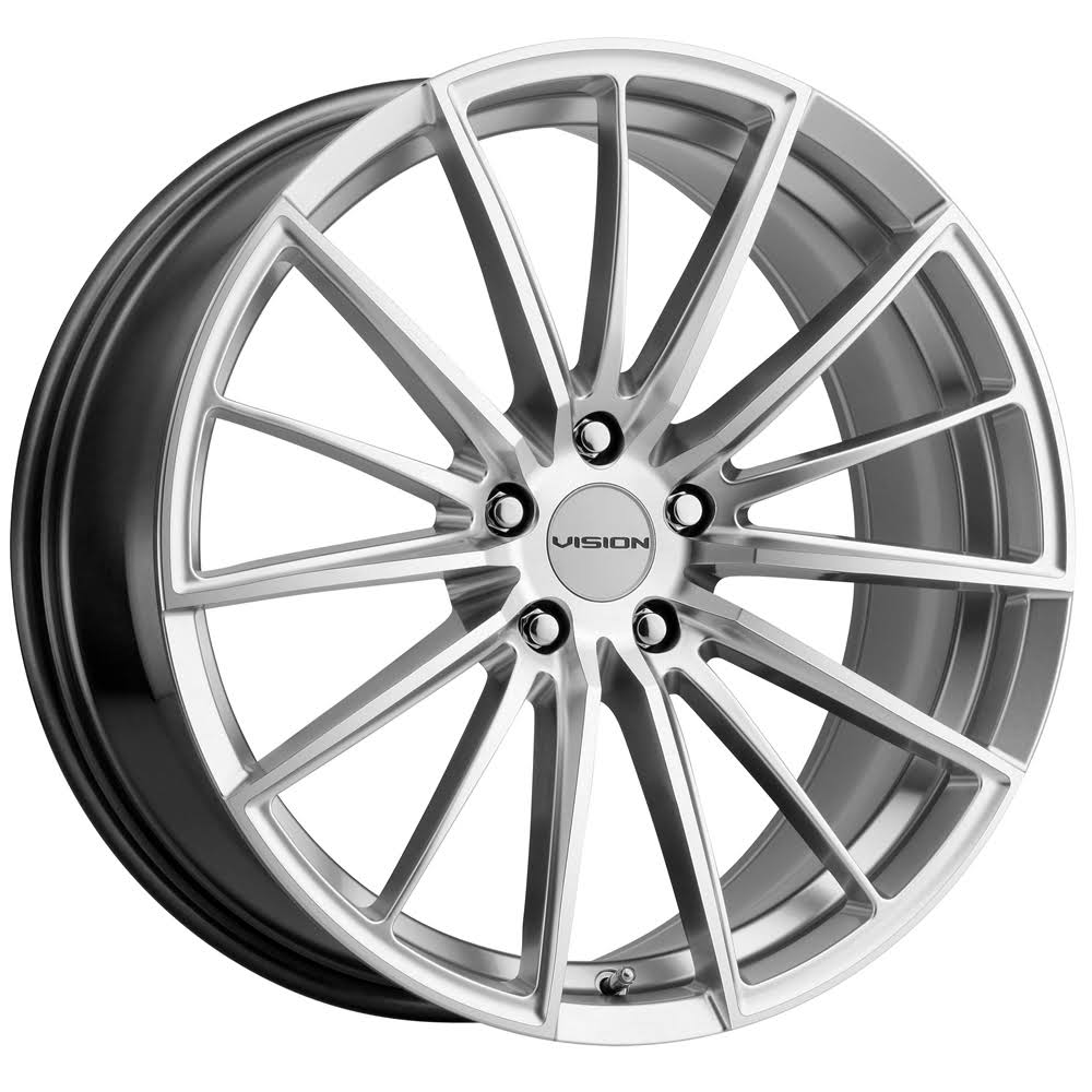 20x8.5 5x120 +35mm Silver Wheel Rim J174