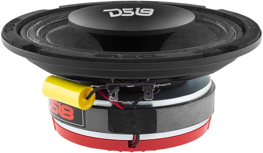 6.5" Shallow Hybrid Mid-Range Car Audio Loudspeaker 300W Max 150W RMS 8 Ohms Pack of 2 D237239