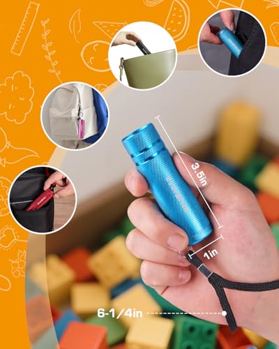 30 Pack Mini Aluminum LED Flashlight Set with Lanyard E43166