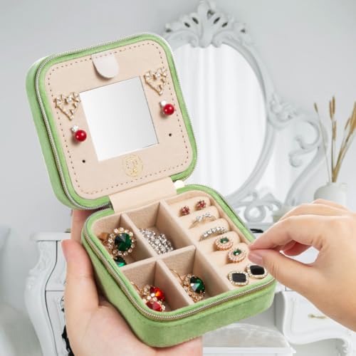 Pink Mini Travel Jewelry Organizer Case C55917
