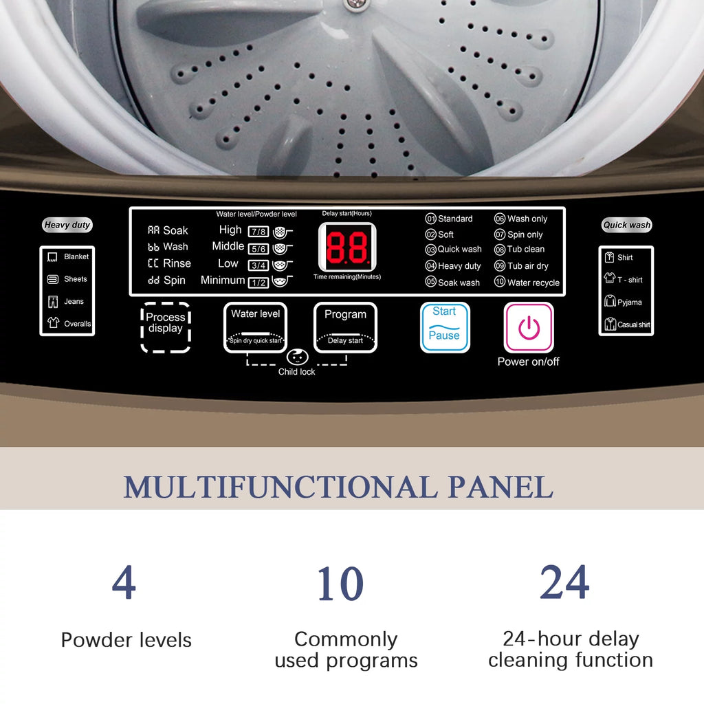 Full Automatic Washer with Drain Pump, 10 Programs N79216