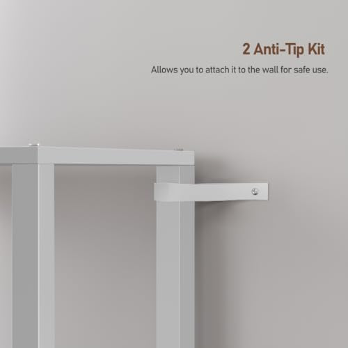 6 Tier Narrow Bookcase with Door T998290
