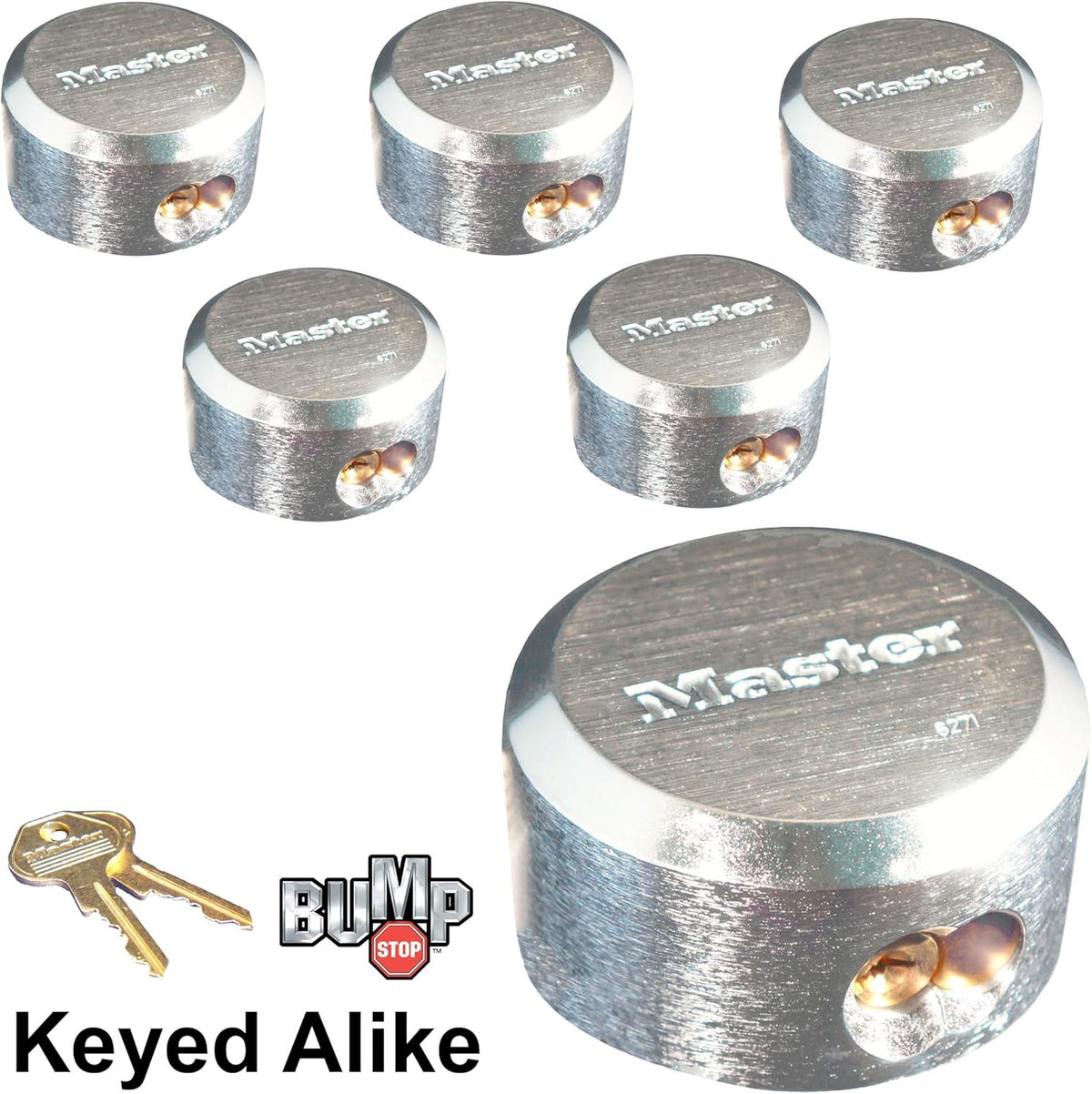 Keyed Alike Hidden Shackle Padlocks Y53258