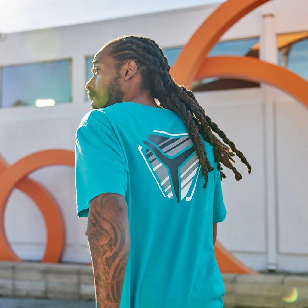 Teal V-Neck T-Shirt B160