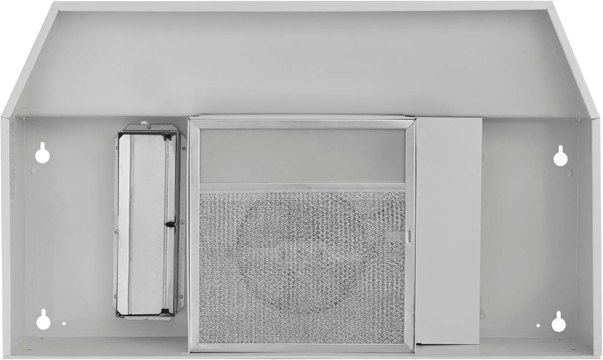 42-inch Under-Cabinet Range Hood with 2-Speed Exhaust Fan and Light, White V2455