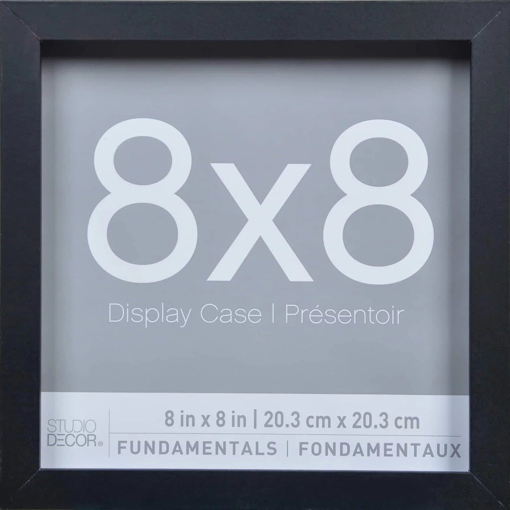 Black 8" x 8" Shadow Boxes Z83822