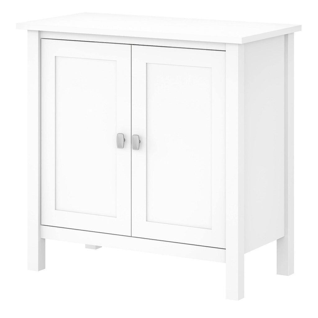 Pure White Accent Storage Cabinet with Doors I953