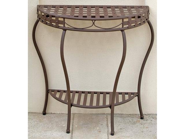 2-Tier Half Moon Table K249