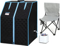 Steam Sauna Tent with 2L 1000 Watt Steam Generator Q78057