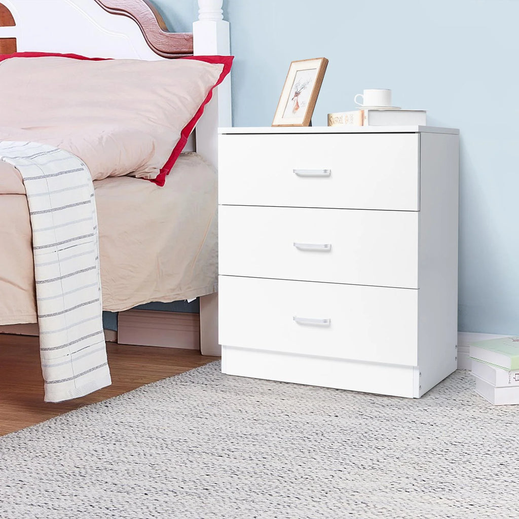 White 3 Drawer Dresser L787