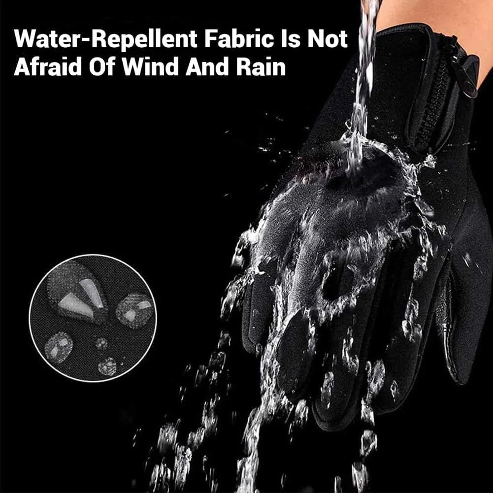 Waterproof Windproof Thermal Touchscreen Gloves with Non-Slip Grip S1516