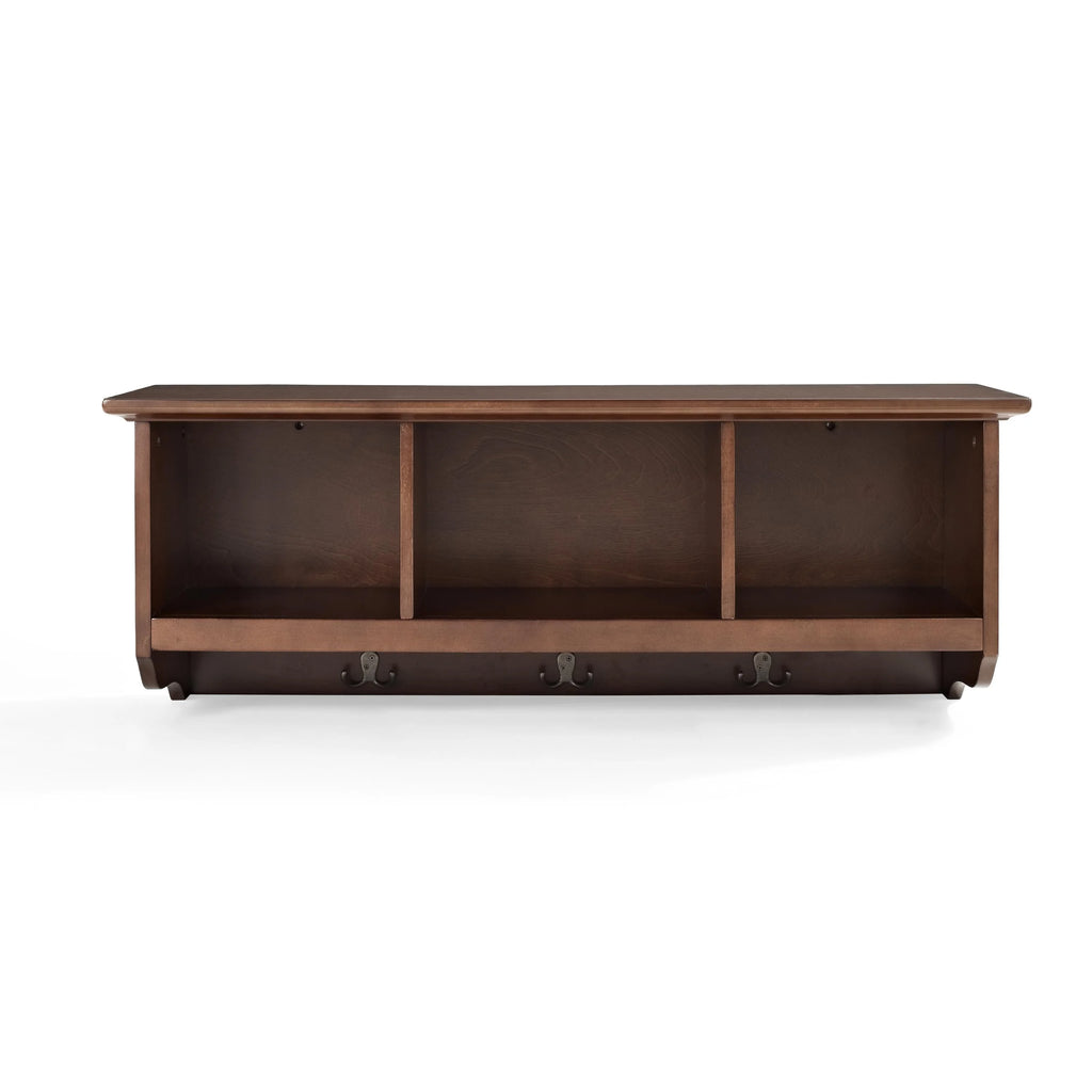 Mahogany Wall Mounted Coat Rack U956541