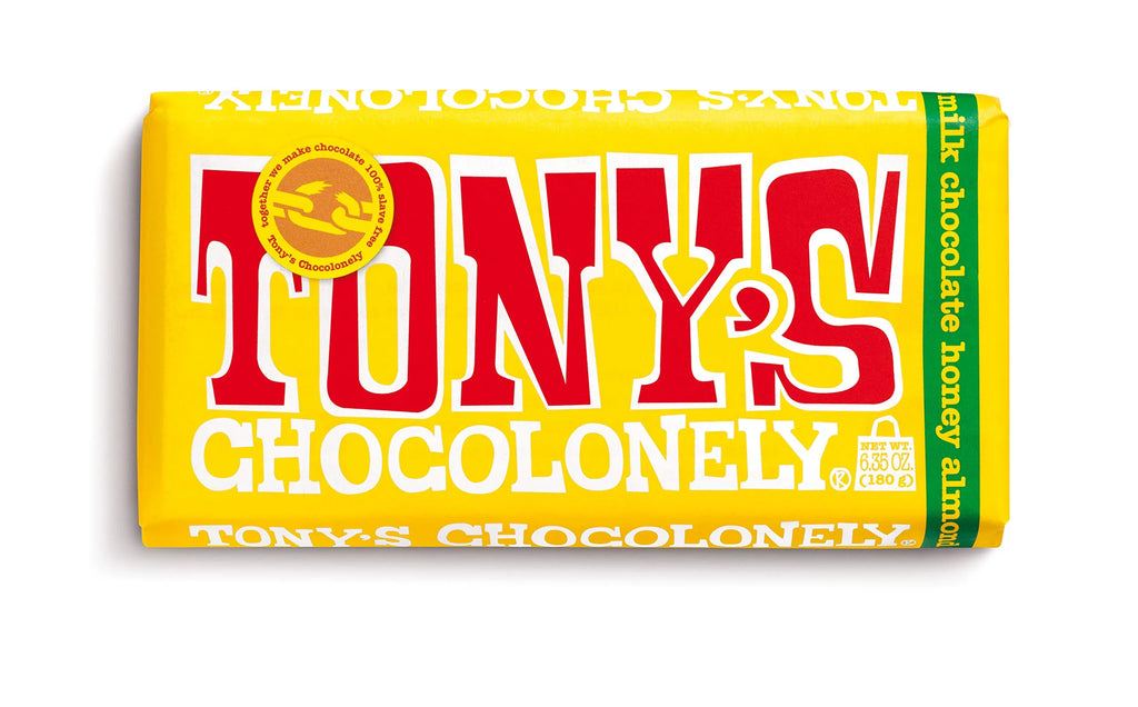 Milk Chocolate Bar with Honey Almond Nougat, 6.35 Ounce, 15 Pack I719