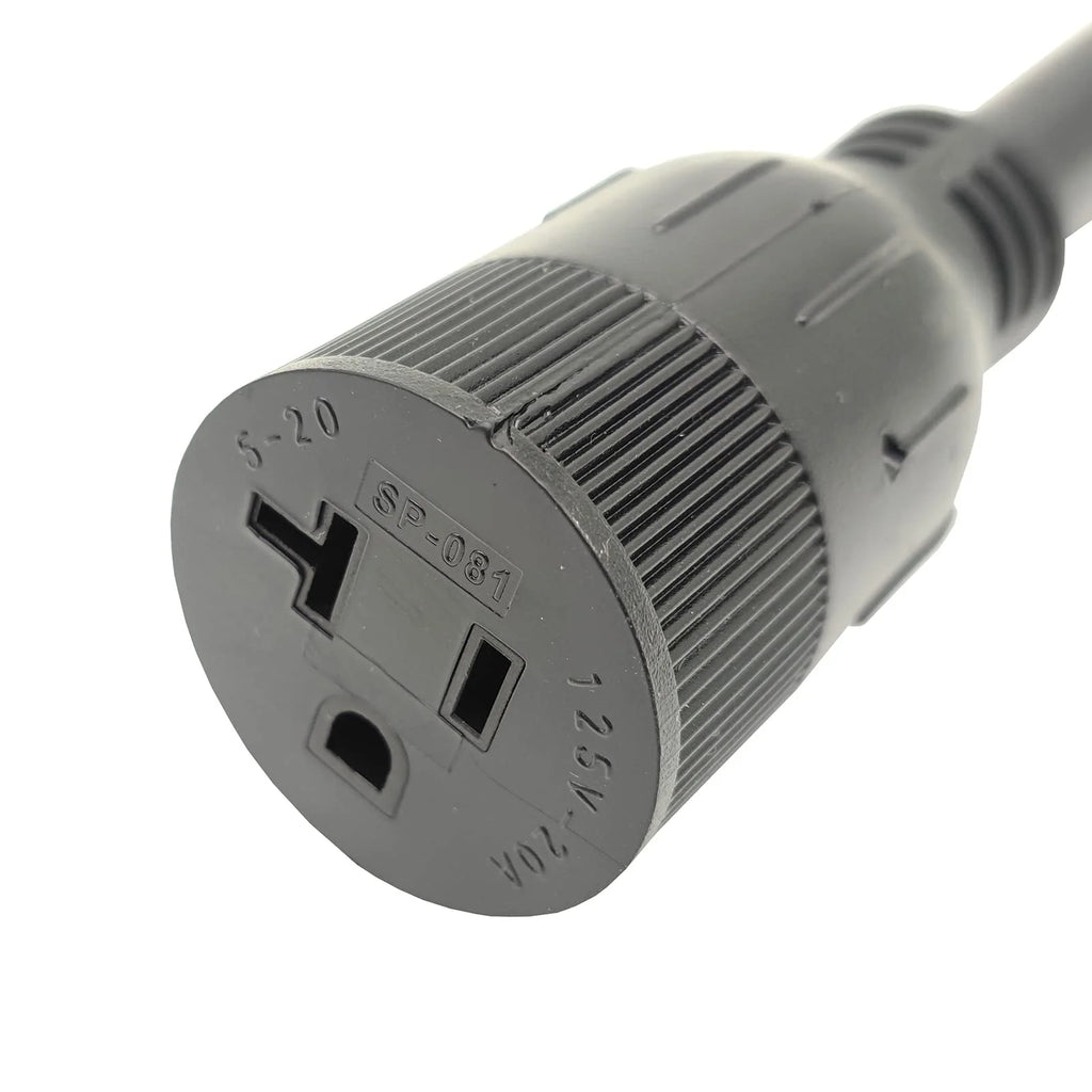 Dryer Adapter Cord, 3-Prong 10-50P Male to 5-20R Female, 125V, 18 inch A703886