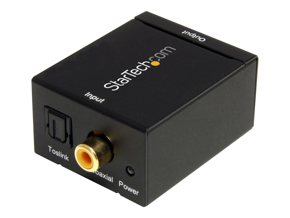 SPDIF Digital Coaxial or Toslink to Stereo RCA Audio Converter P9959