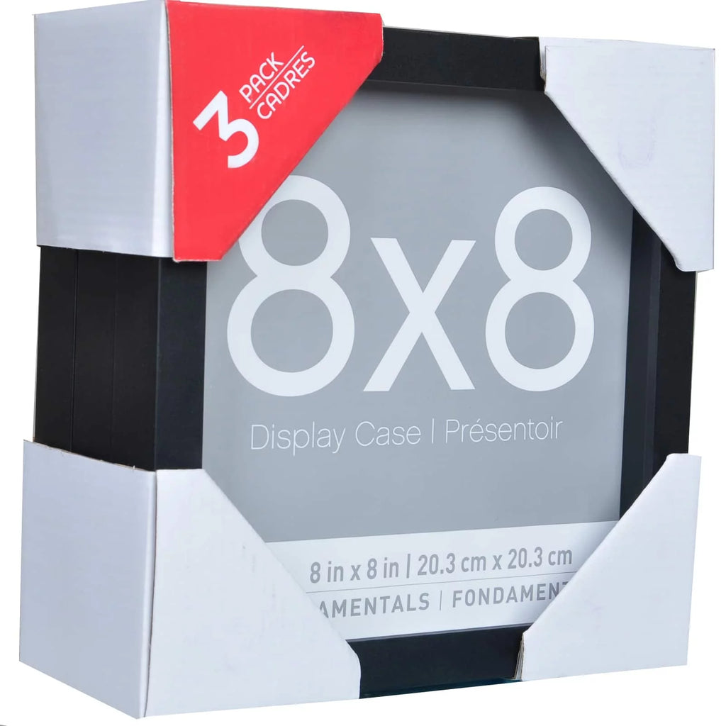 Black 8" x 8" Shadow Boxes Z83822