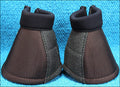 Medium Chocolate Horse Over Reach No Turn Bell Boots L4499
