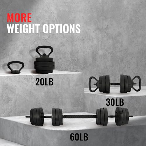 Adjustable Dumbbell and Barbell Kettlebell Set M899