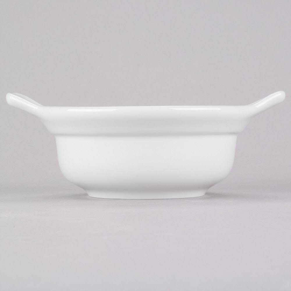 8 oz Porcelain White Casserole N455
