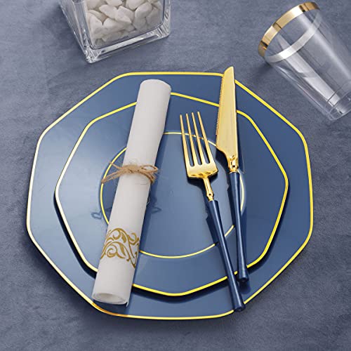350 Pcs Plastic Dinnerware Set for 50 Guests V3071