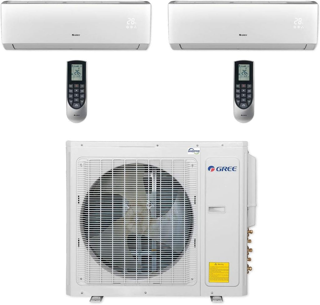 30,000 BTU Dual-Zone Mini Split Air Conditioner Heat Pump I589738