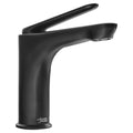Single Hole Bathroom Faucet with Drain, Matte Black C41166