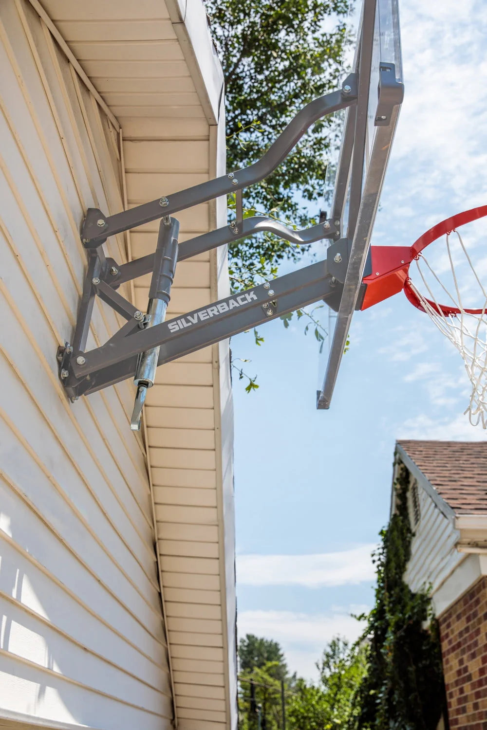 Wall Mounted Adjustable-Height Basketball Hoop H826976