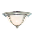 1 Light Flush Mount Antique Nickel T25506