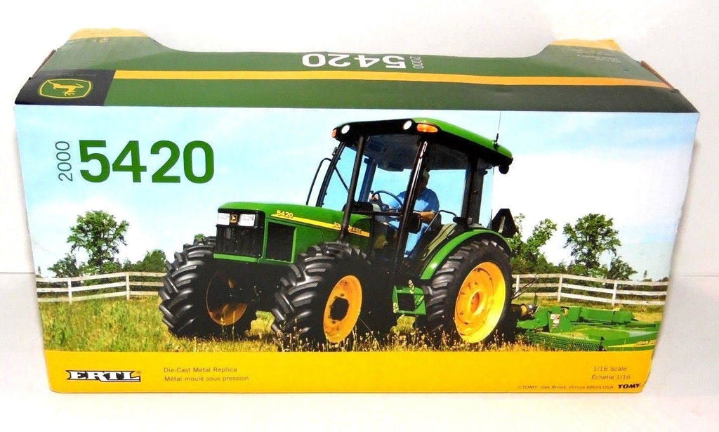 Green Tractor with Cab Loader E612098
