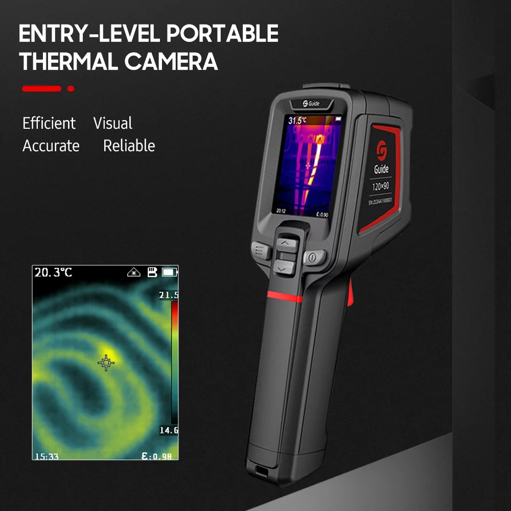Portable Thermal Camera 2000mAh Rechargeable 2.4-inch Handheld Thermal Imager H470005
