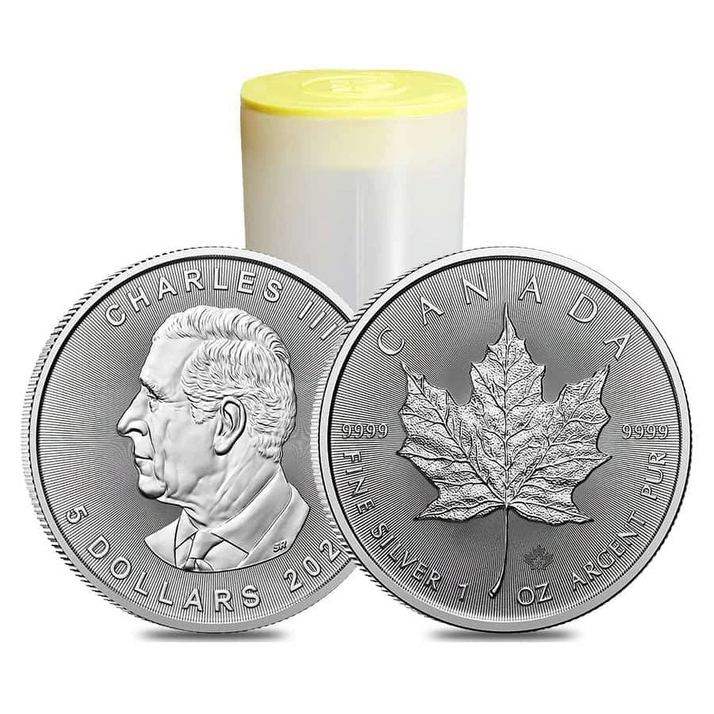 25 - 1 oz Canadian Silver Maple Leaf Coin P126