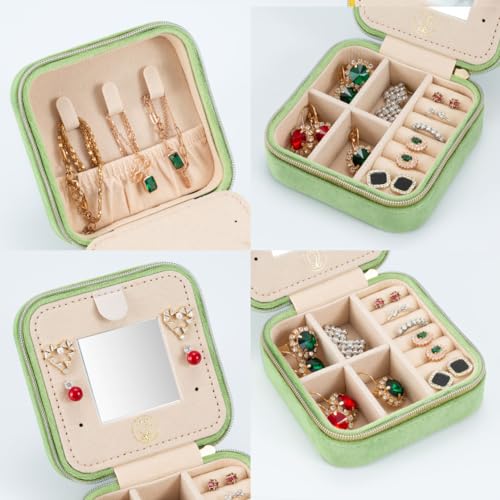 Pink Mini Travel Jewelry Organizer Case C55917