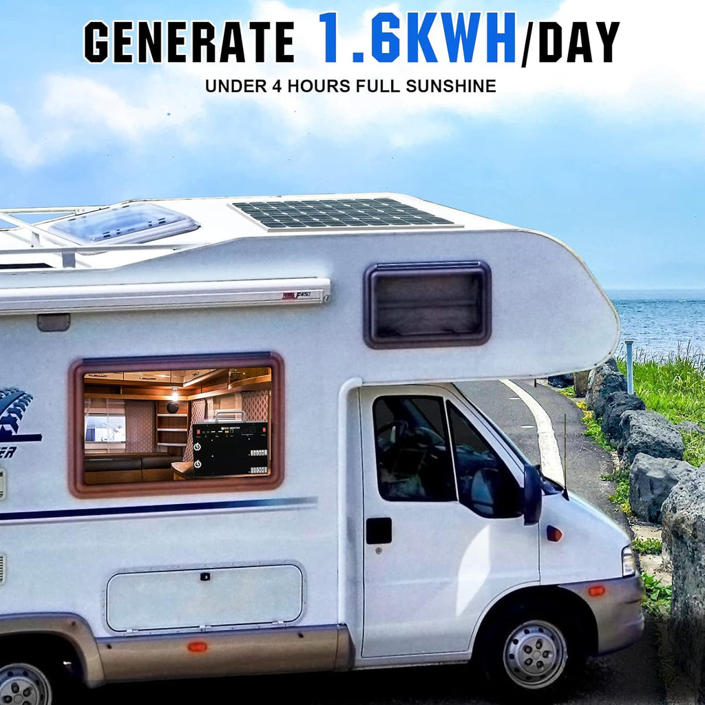 1600WH Complete Solar Power System with 2 195W Solar Panels and 1024WH Power Station O230
