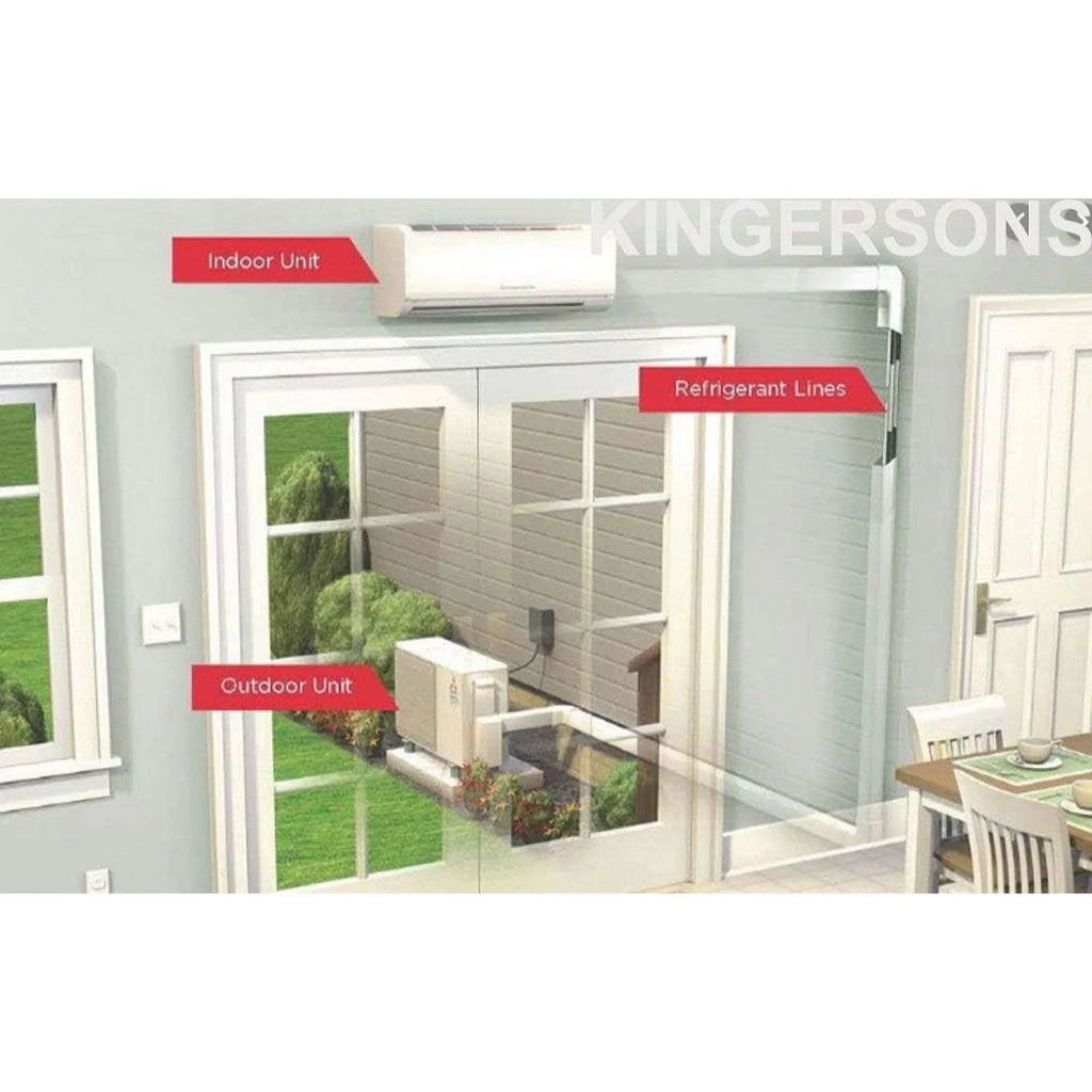 15000 BTU Wall Mounted Heat Pump Air Conditioning System W6993