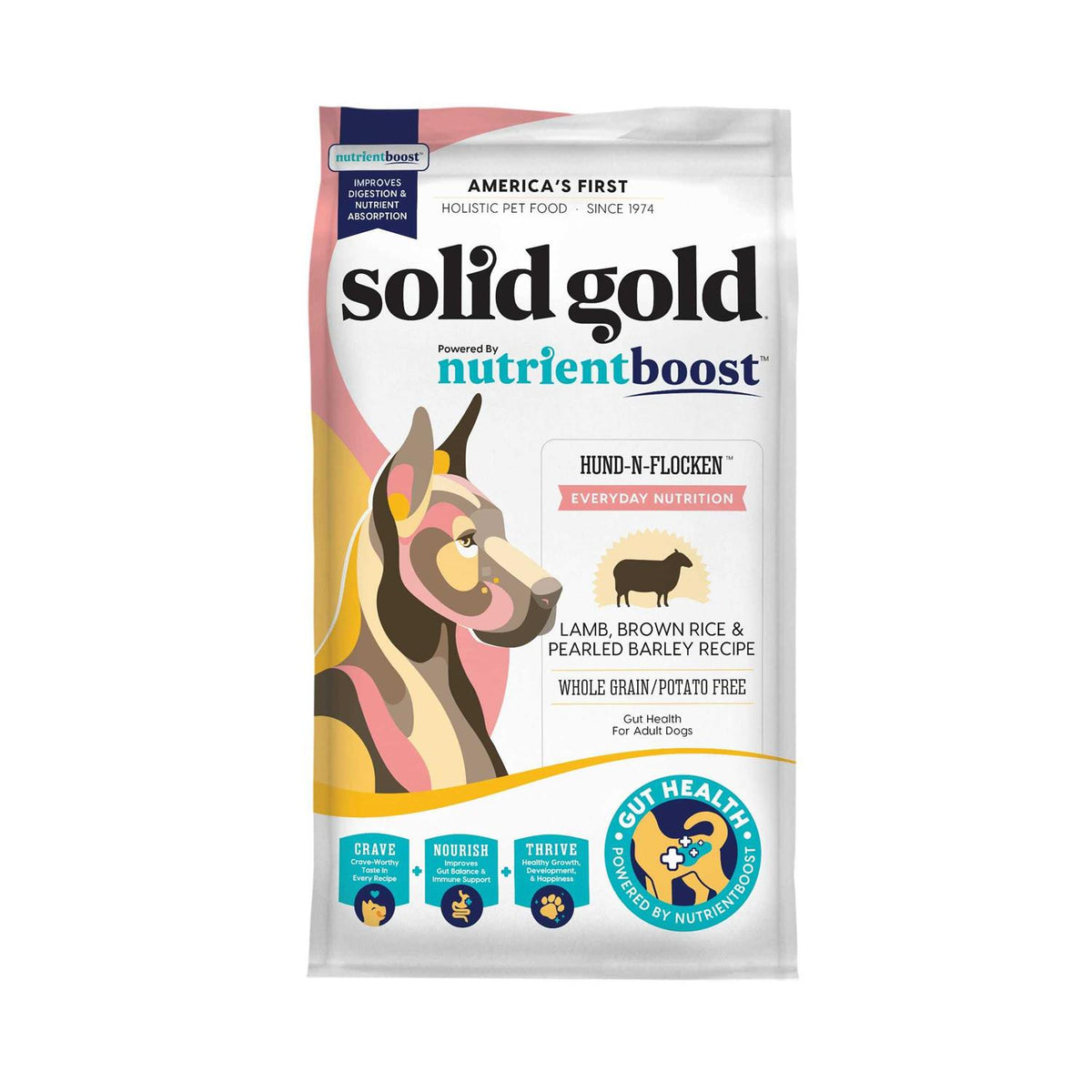 Solid Gold Hund-N-Flocken Dry Dog Food Lamb L11351