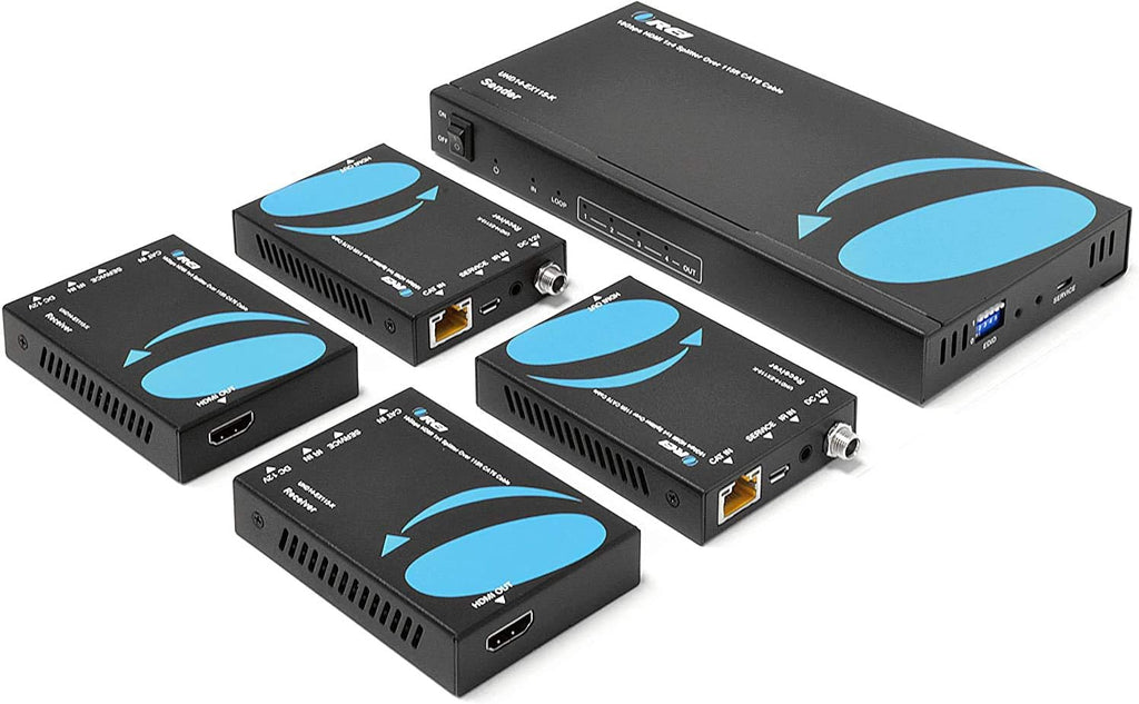 4K 4x4 HDMI Extender Matrix with HDR Switcher & IR Control, RS-232, 4 Receivers Included Z24947