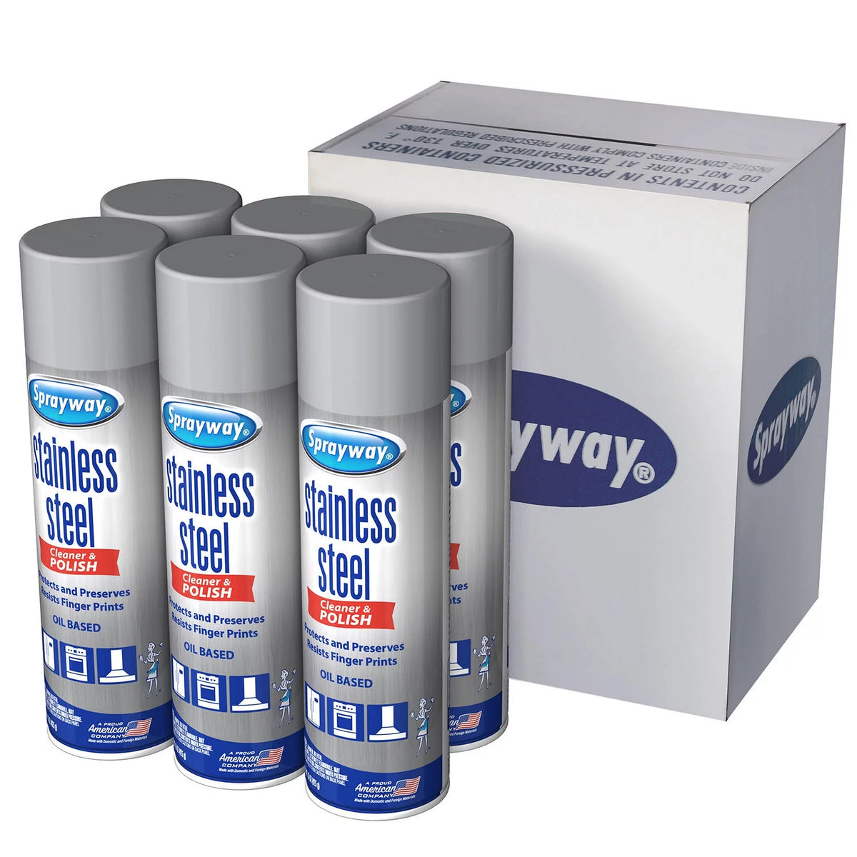 Stainless Steel Cleaner and Polisher 15 oz. 6 pk. J720