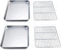 Stainless Steel Baking Sheet with Rack Set 9 x 7 Inch I44238