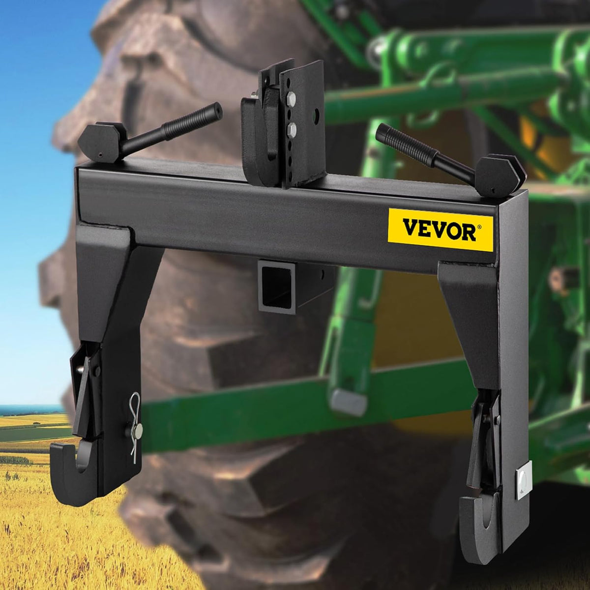 Black 3-Point Quick Hitch with 3000 LBS Lifting Capacity G65642