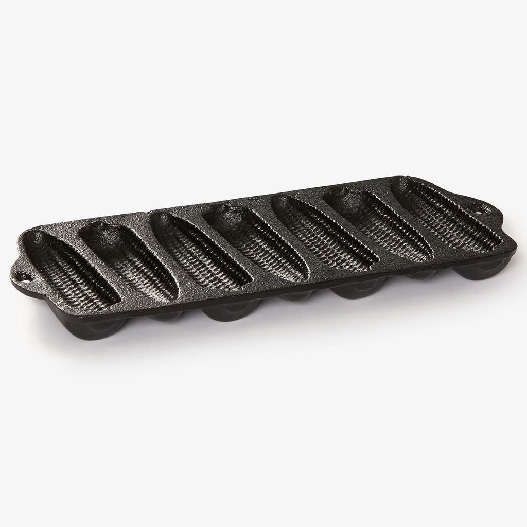 Black Pre-Seasoned Cast Iron Cornbread Baking Tray L453