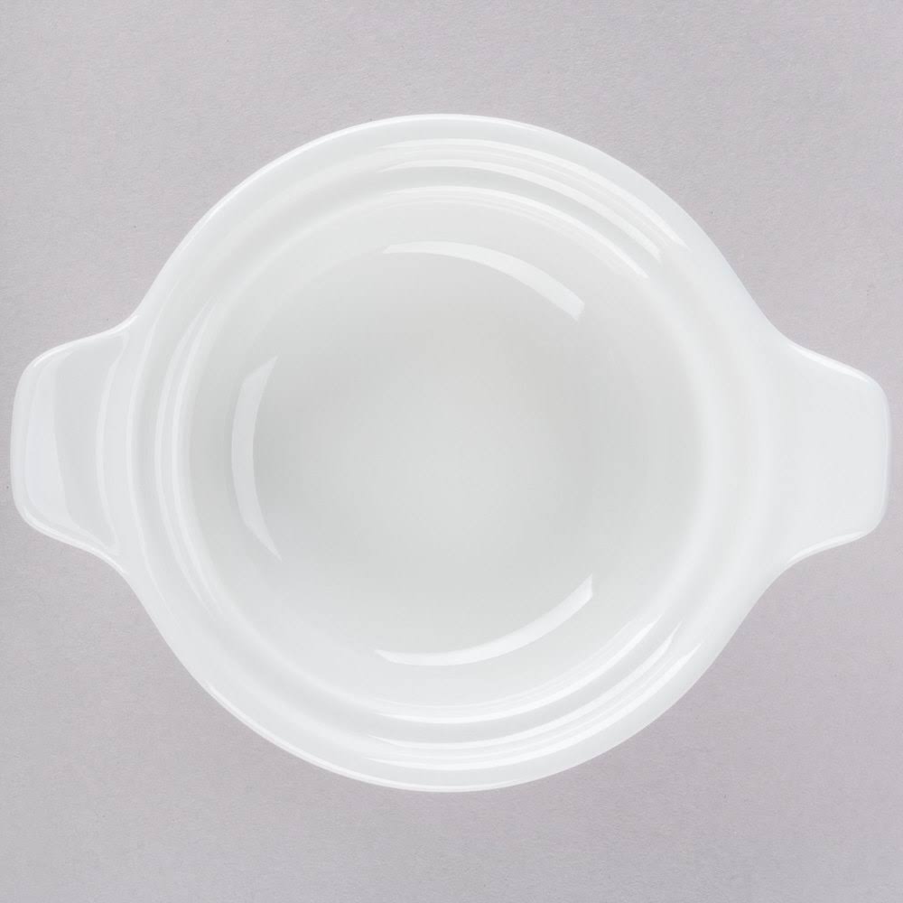 8 oz Porcelain White Casserole N455