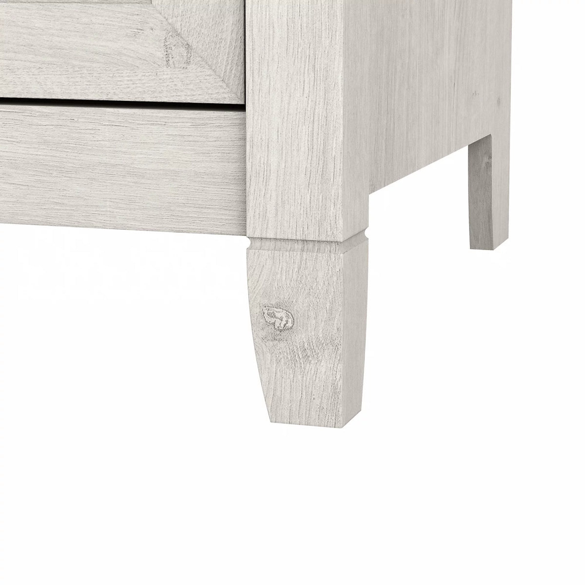 2 Drawer Linen White Oak Lateral File Cabinet W514
