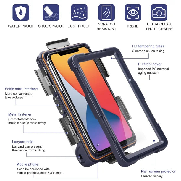 Waterproof Protective Case for LG G5 and Phones Up to 6.9 Inch H29058