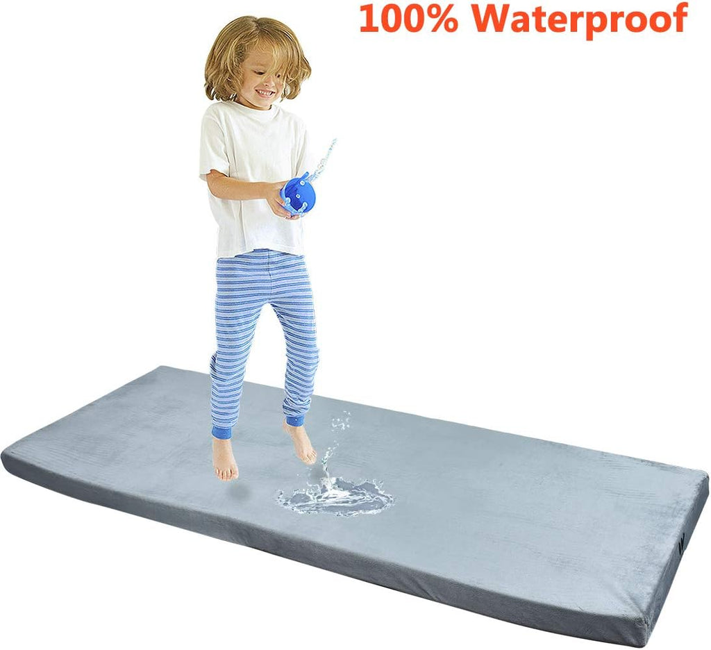 Memory Foam Camping Mattress Small Single 72x24x2.37 Single 75x30x2.75 Twin 75x38x2.75 Portable Sleeping Pad with Removable Waterproof Cover O4183