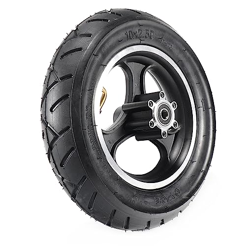 10x2.50 Inflatable Scooter Tire with Inner Tube and Aluminium Wheel Hub R323
